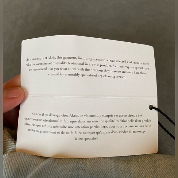 Akris Punto Sun Bleached Denim A-Line Mini Skirt with Belt New with Tags Size 6 - Picture 5 of 7